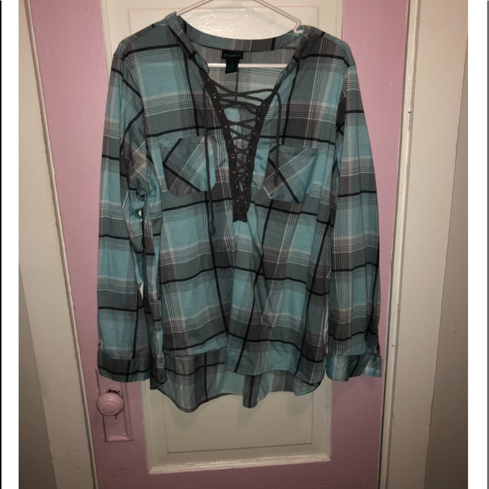 Plaid long sleeve